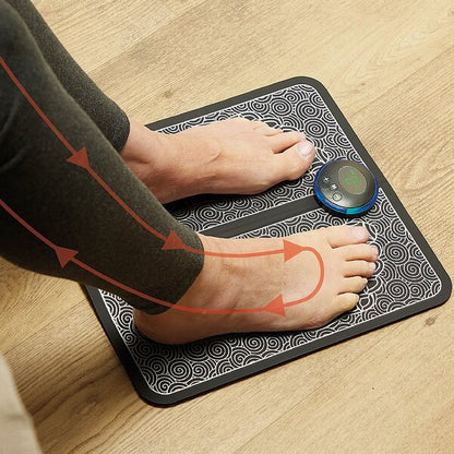 Tapis de massage électrique EMS pour pieds et jambes